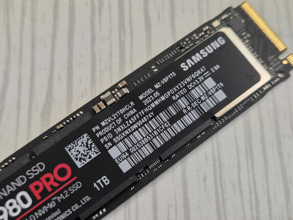 Samsung 980 PRO 1TB M.2 (MZ-V8P1T0BW) gen4 самсунг ссд 1тб