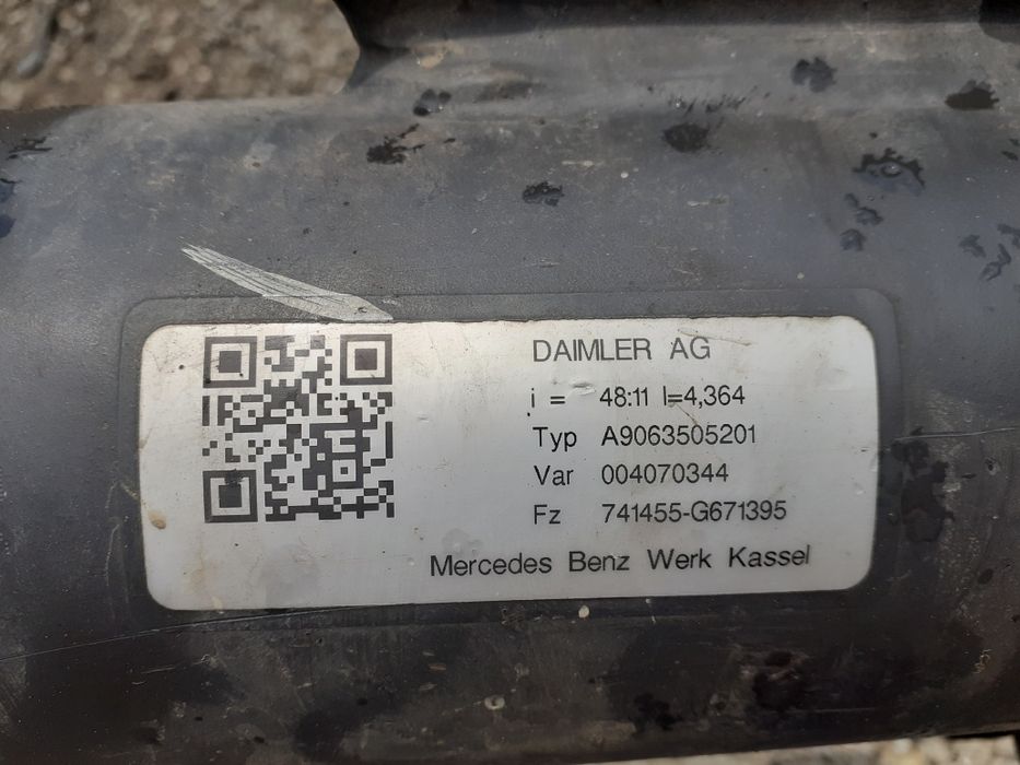 Punte axa pe dublu mercedes sprinter 513  516