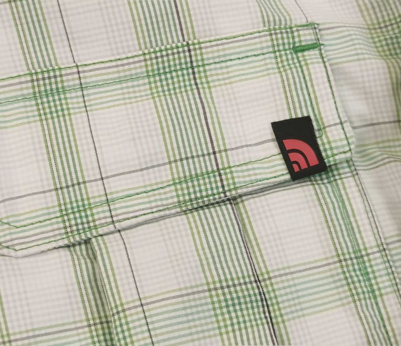 Camasa The North Face - Stripes White/Green