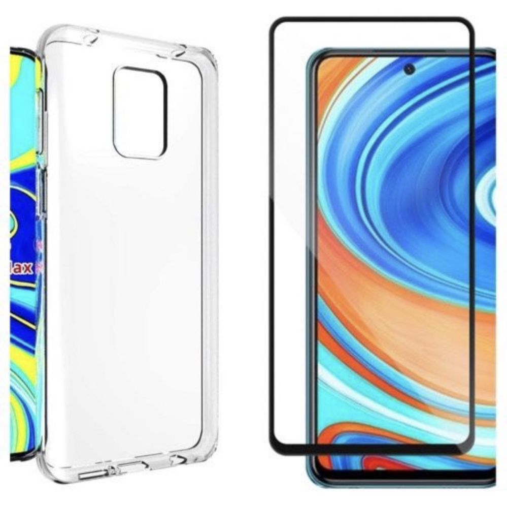 Xiaomi Readmi Note 9/10/11 PRO Pachet Husa Silicon + Folie Sticla 6D