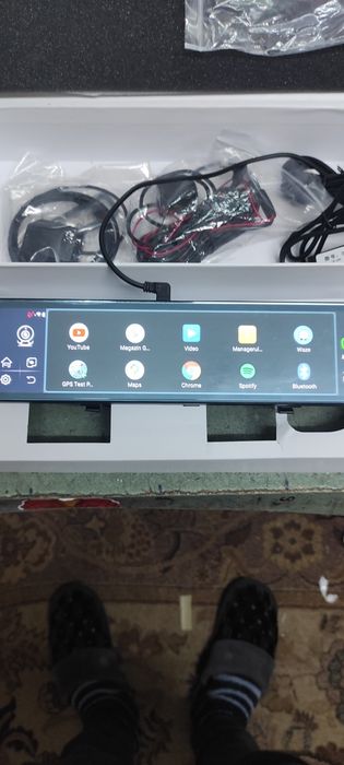 Oglindă auto cu Android 2GB/32GB 4G GPS DVR ecran 12inchi