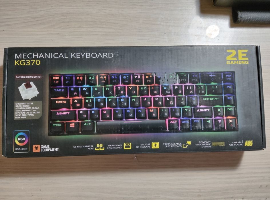 Механическая клавиатура 2e gaming kg 370