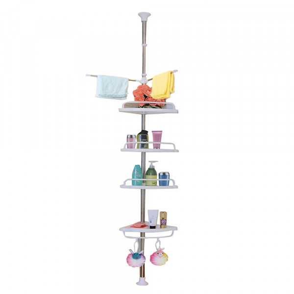 Практична ъглова етажерка за баня MULTIFUNCTIONAL CORNER SHELF