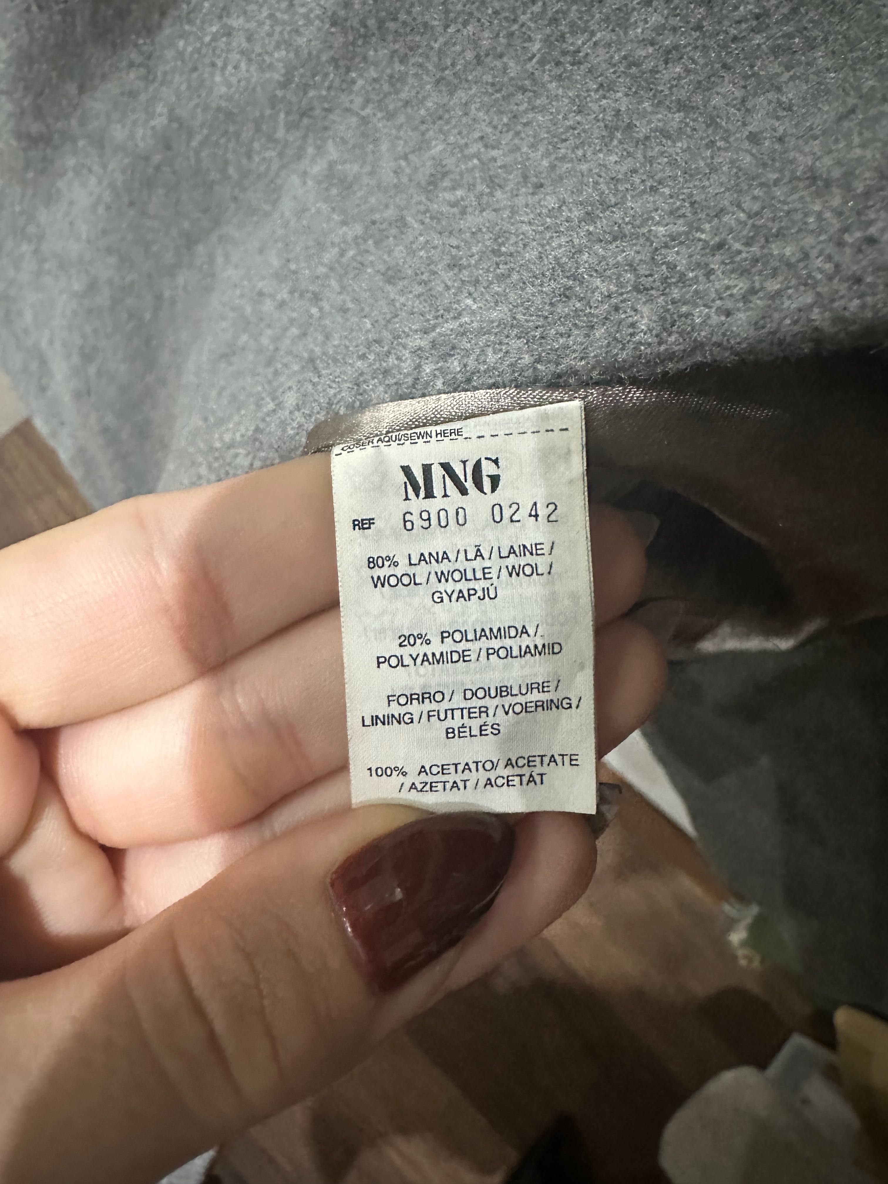 Макси/дълго палто на Mango 80% вълна
