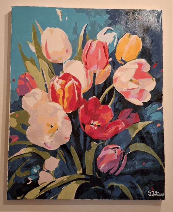 Picturi cu vopsea acrilică