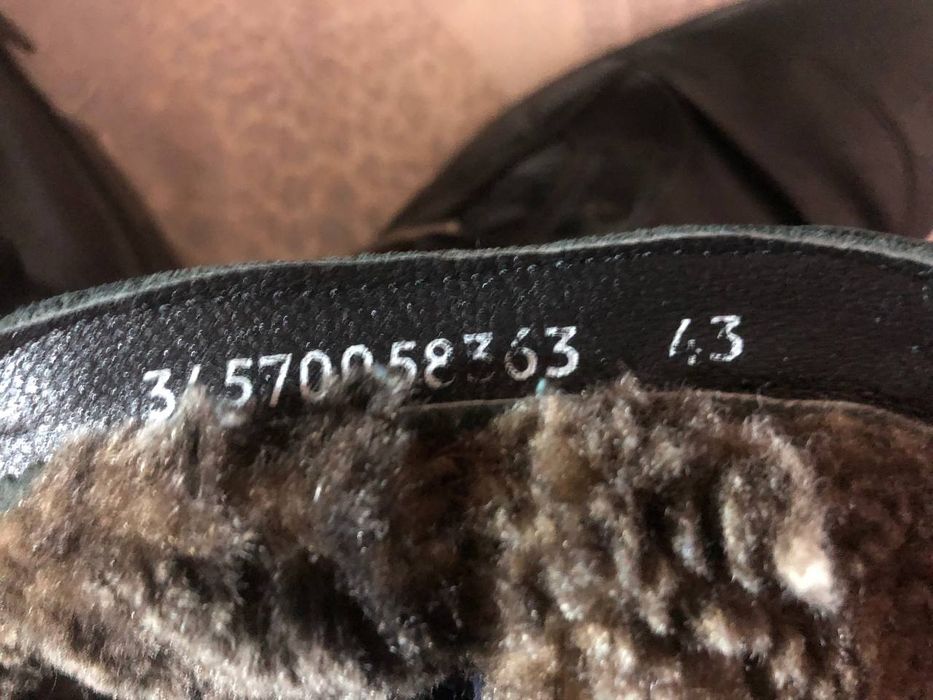 Мужские сапоги кожаные