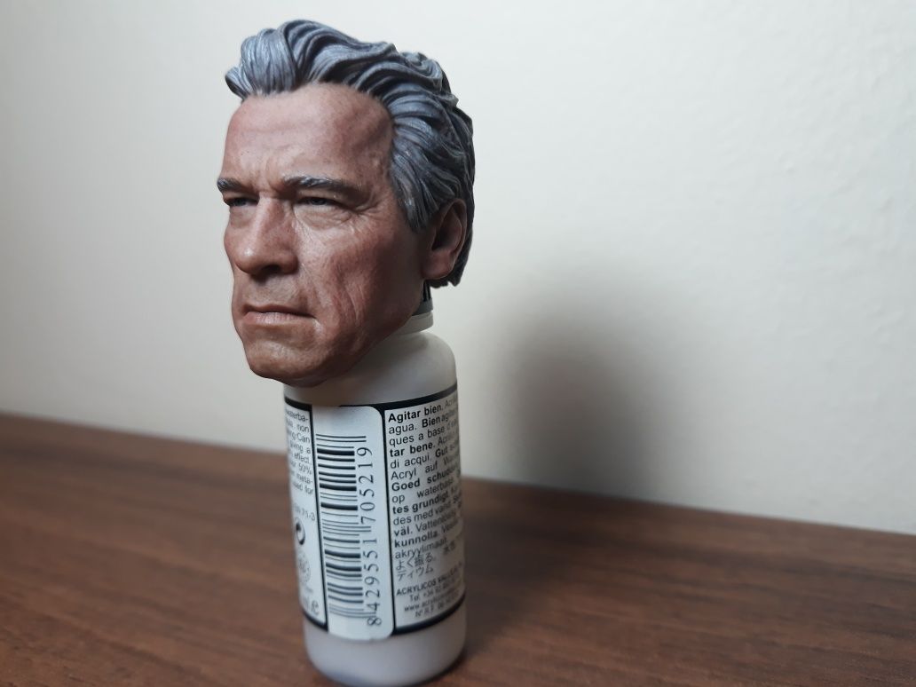 Headsculpt-uri Figurina Hot Toys 1/6 Terminator Genisys T800 Guardian