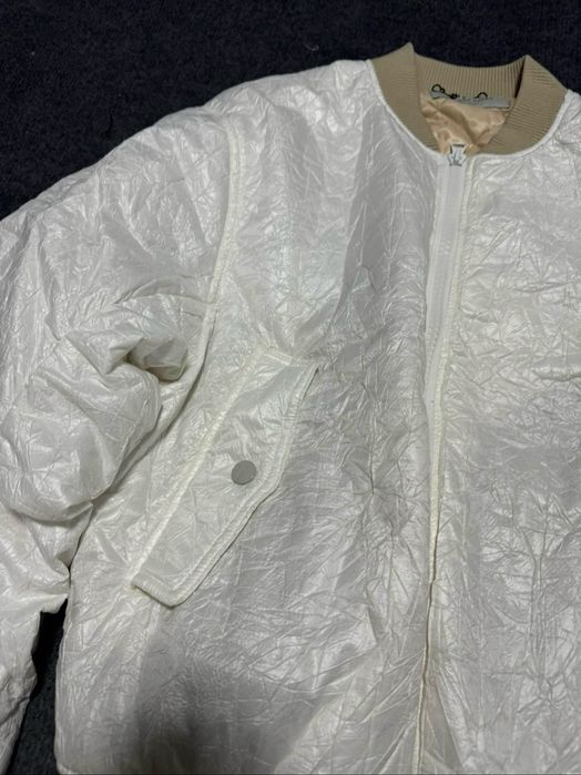 Geaca / Jacheta Bomber Dries Van Noten alba