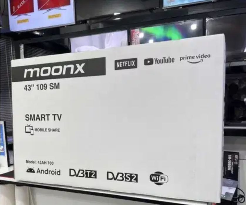 Moonx 43AH700 Android TV — Katta ekran, zo‘r sifat va super narx