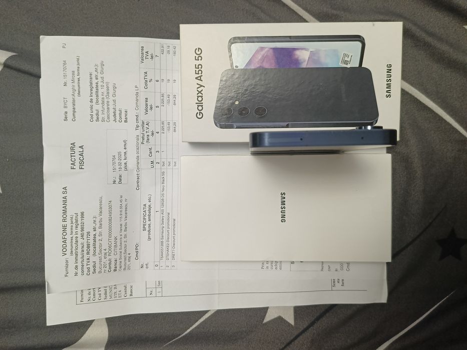 Samsung a 55 5g ca nou