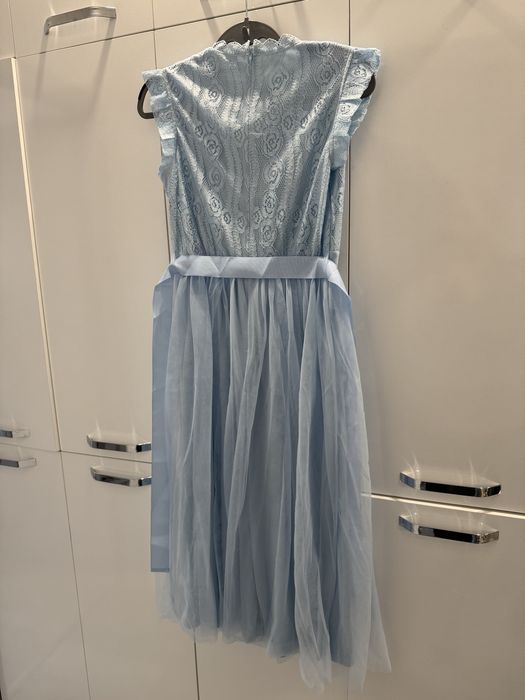 Светло синя рокла С-размер