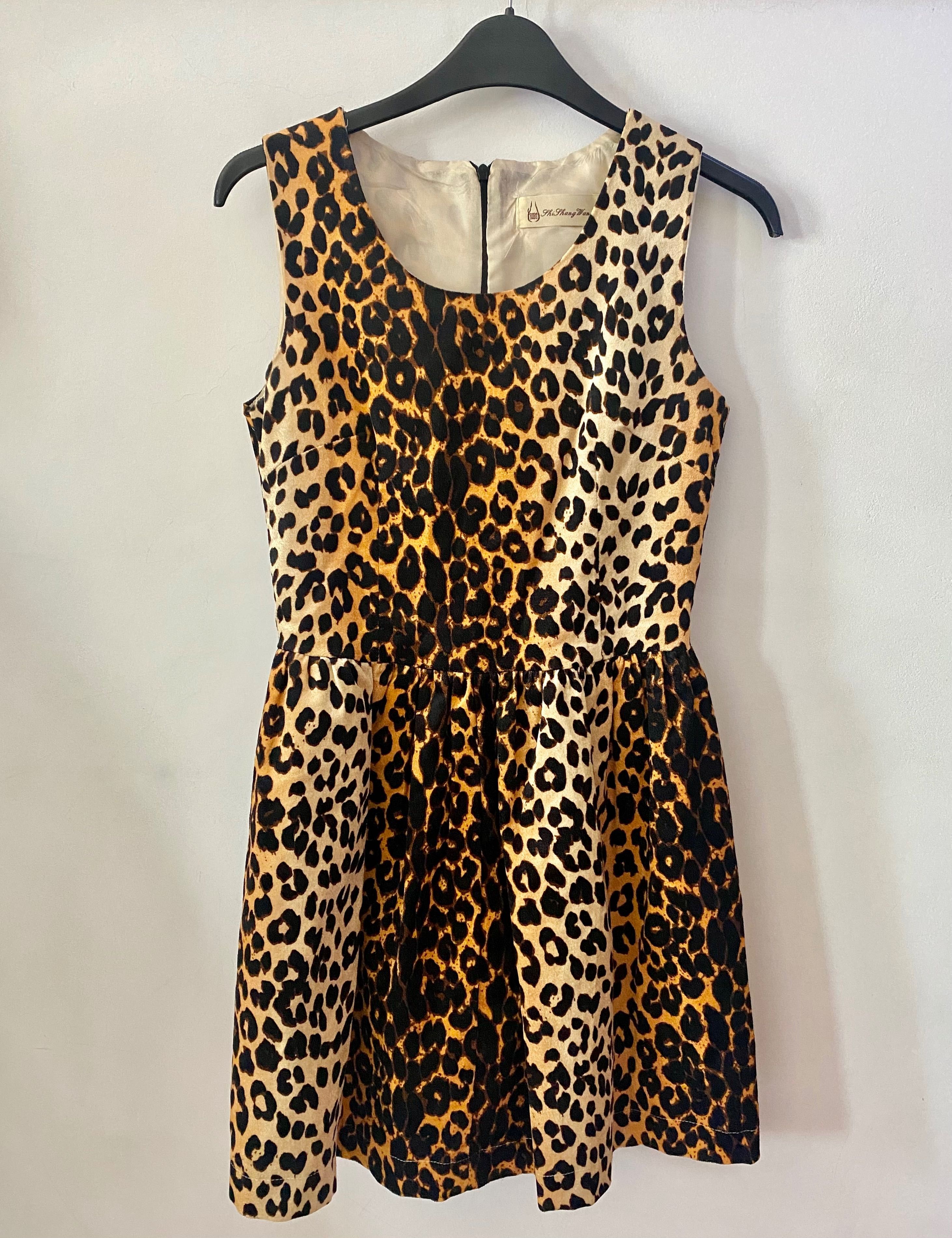 Rochie Leopard din Catifea