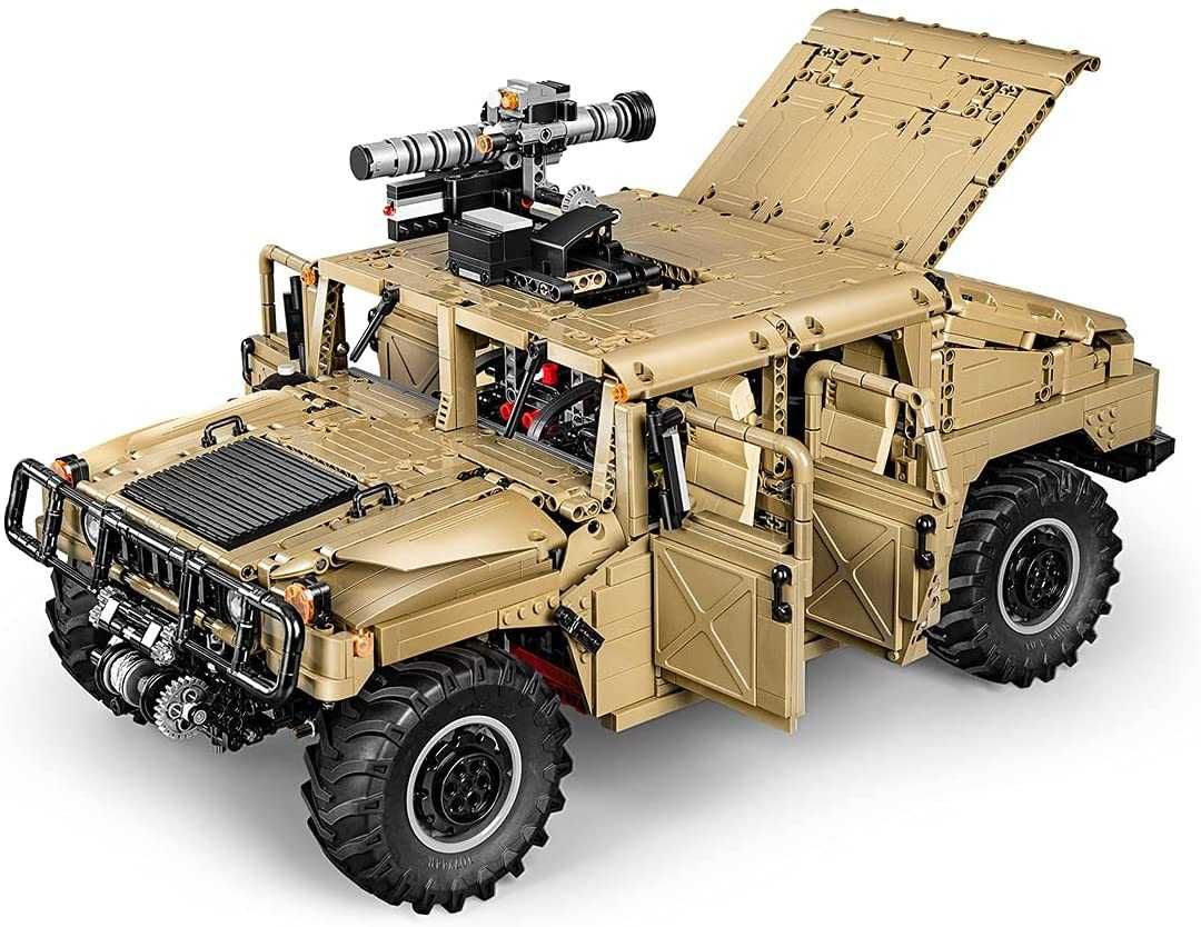 Конструктор Lego CADA Военен Джип Humvee 1:8 Моторизиран 3935ч. 53см.