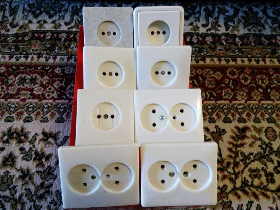 розетки 8 штук СССР 220 V