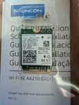 Placa wireless Wi-Fi 6E Intel AX210NGW