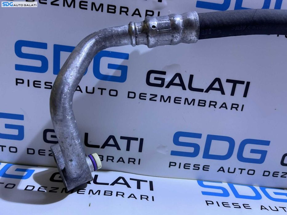 Furtun Conducta Teava Compresor Radiator AC Aer Conditionat Clima Volkswagen Golf 5 2.0 TDI BMM 2006 - 2011 Cod 1K0820721C