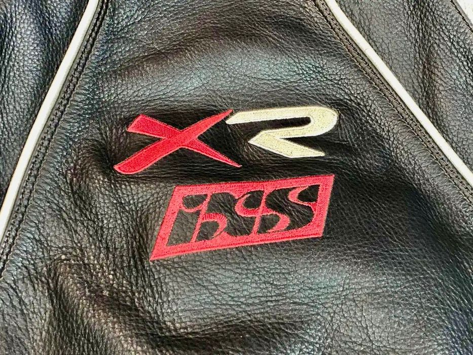 Geaca moto ixs speed piele naturala 56 L XL motocicleta racing touring