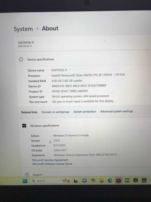 Gateway GWTN156-11BK 15.6 128GB