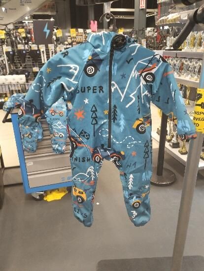 Baby snow suit colibri car - 2ani - produs resigilat (nou) Decathlon