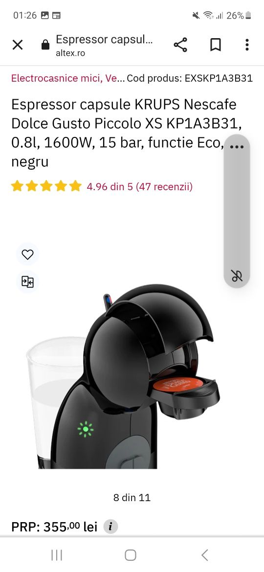 Espressor Dolce Gusto