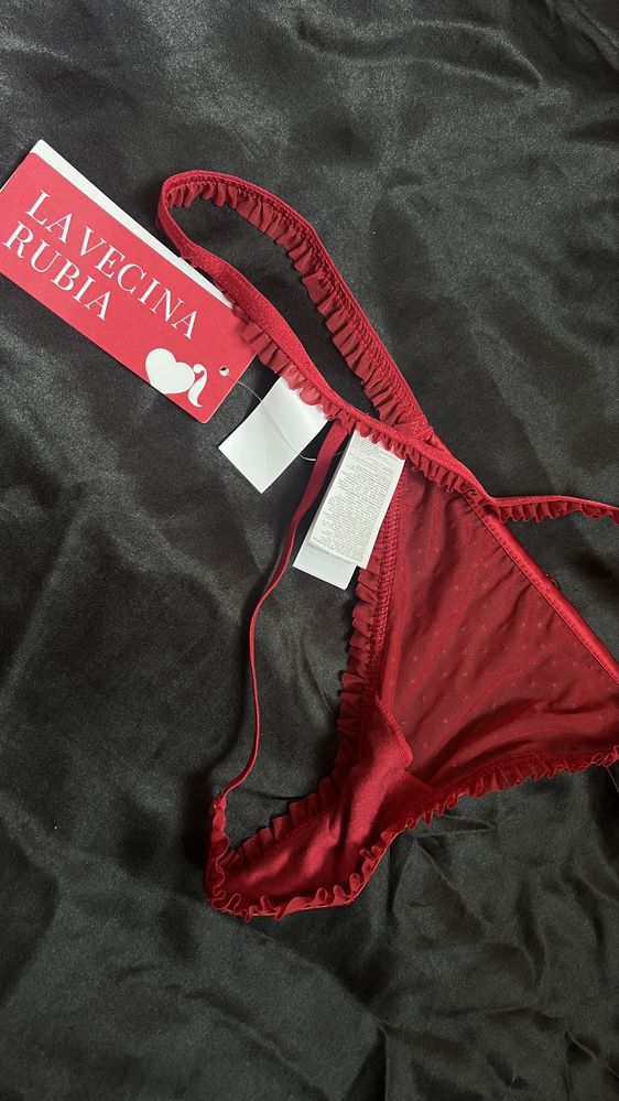 Lenjerie intima tanga string rosu