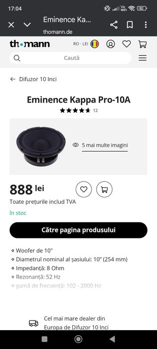 Boxe profesionale, Difuzoare, Drivere înalte, Incinte, Filtre audio!