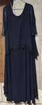 Rochie albastra lunga,mărime 52