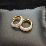 ( B28493.4 / Ag28 Doi Baieti ) Cercei Aur 14K - 7.61 grame / 2668 lei
