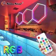 Hexagoan eled rgb Dream cu telecomanda  si app pe telefon