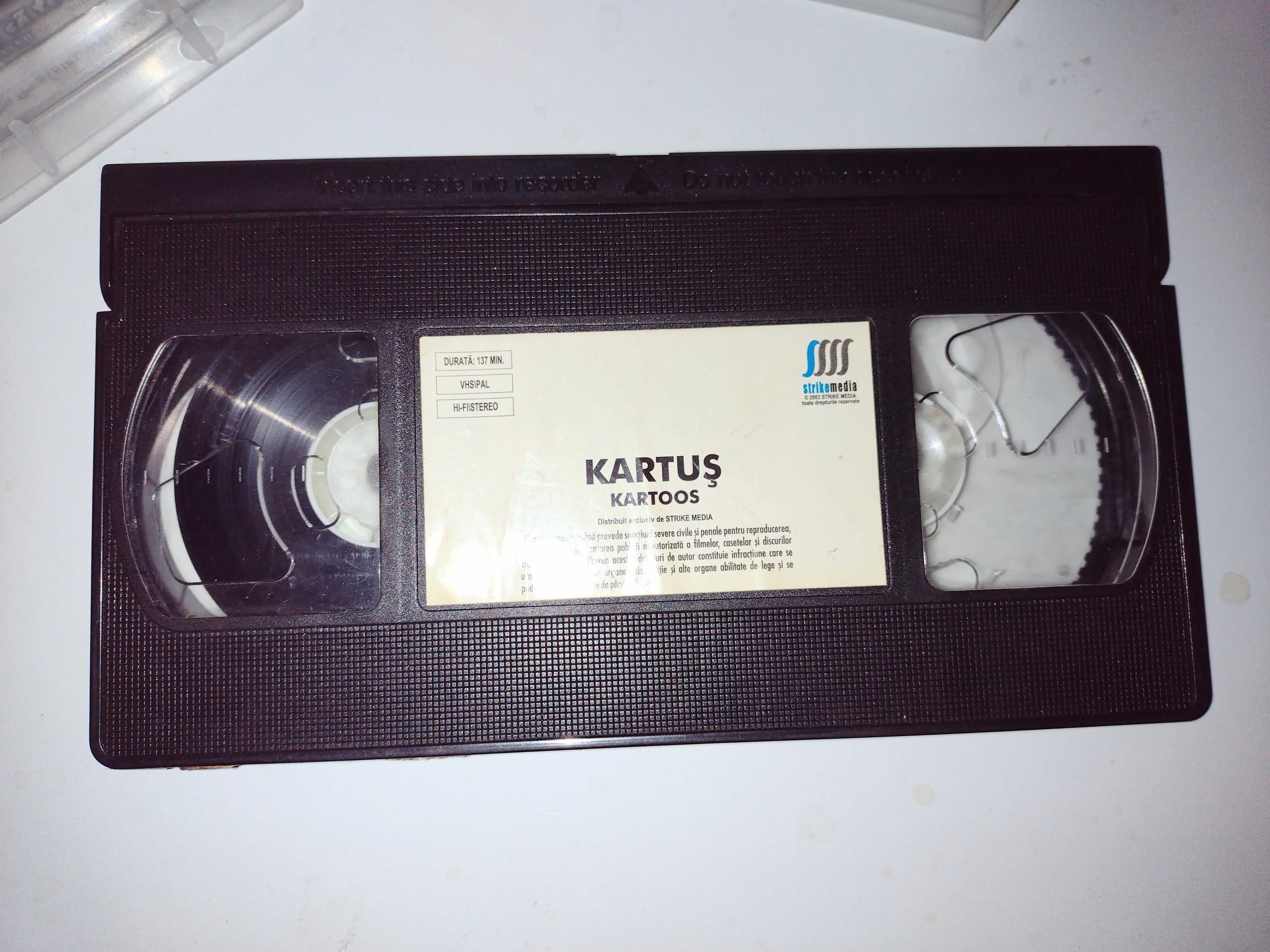 Rar Caseta video VHS originala RO cu timbru Film indian KARTUȘ/KARTOOS