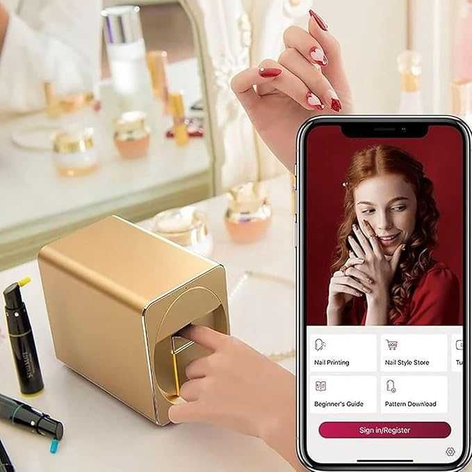 3D принтер для ногтей.