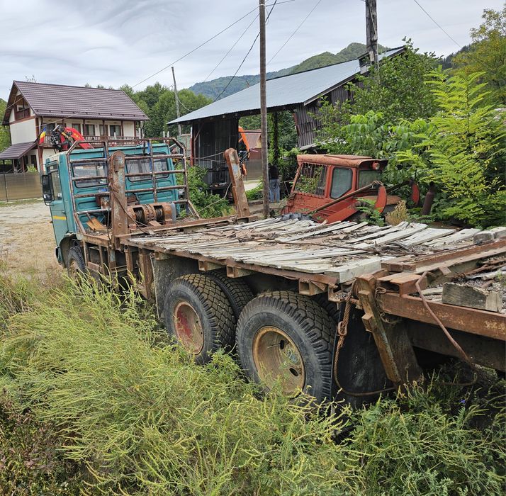 Camion forestier roman , troliu, raba