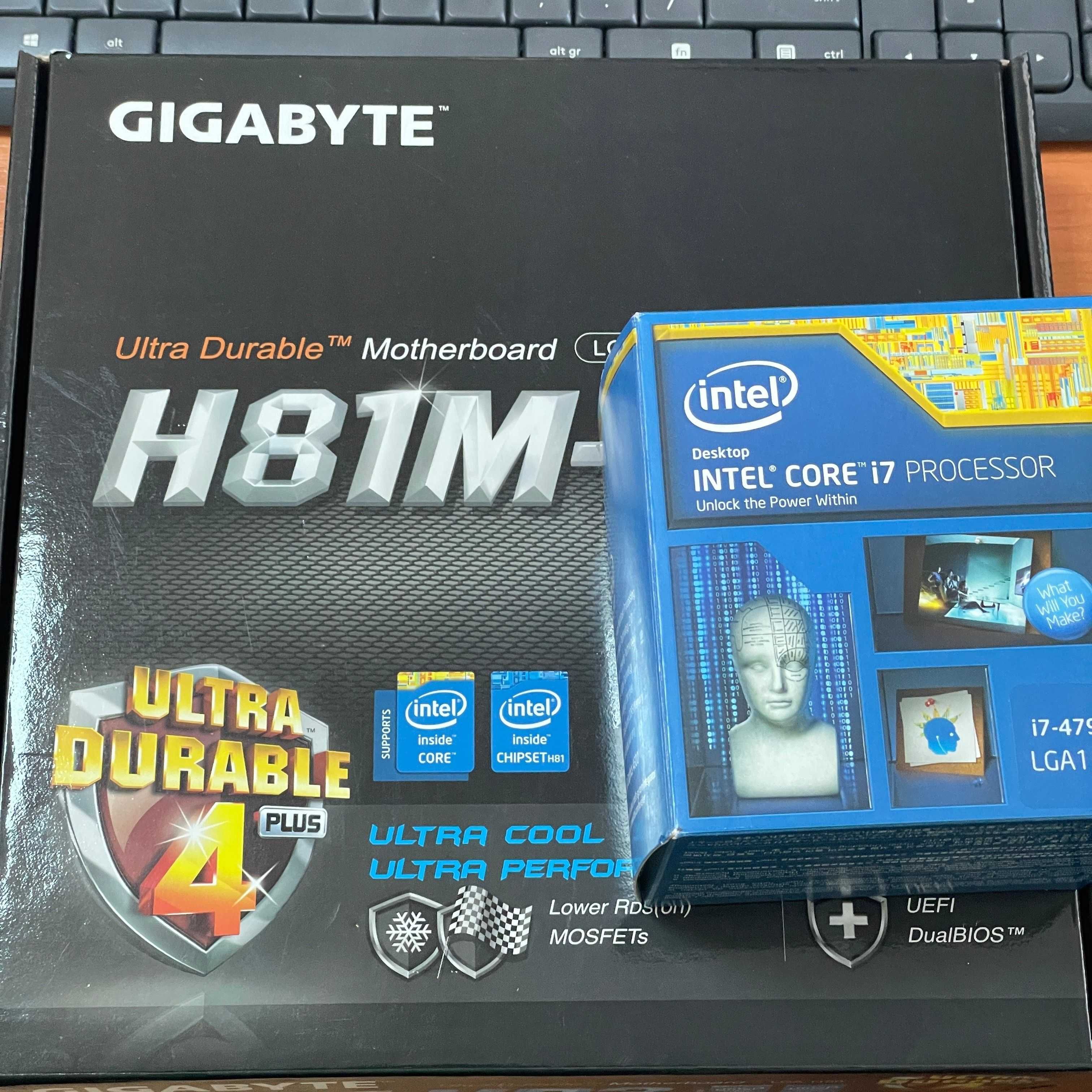 GIGABYTE H81M-HD3 / i7-4790k 4Ghz / 2x4 DDR3 1600
