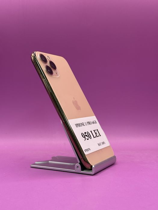 Iphone 11 Pro 64Gb 100% •Amanet Matei Crangasi•87053