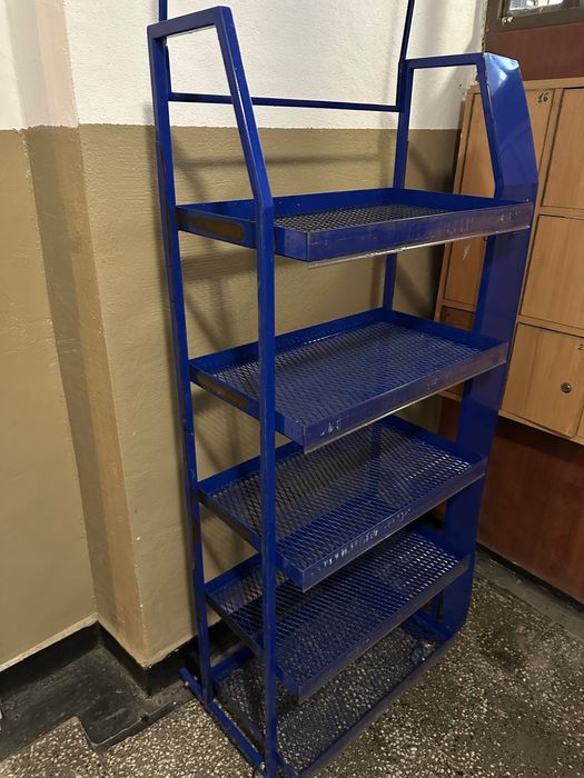 Метален стелаж с 5 кошници