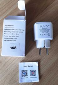 WiFi Смарт контакт Elivco /с енергиен мониторинг/ Tuya Smart life