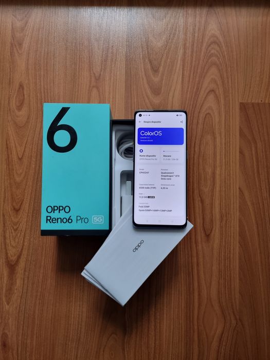 OPPO Reno 6 Pro 5G  256 GB/12 GB  Gray Lunar