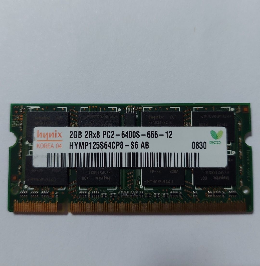 Оперативная память для ноутбука DDR2. 2 Гб.