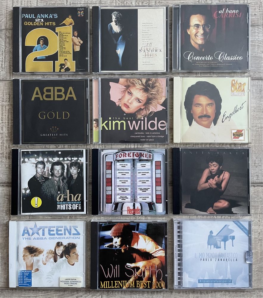 Cd-uri originale muzica diversa, anii 80-90