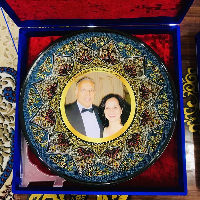 Sovga uchun rasmli laganlar