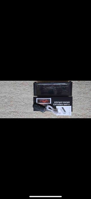 Semineu, umidificator cu flacara cu ultrasunete