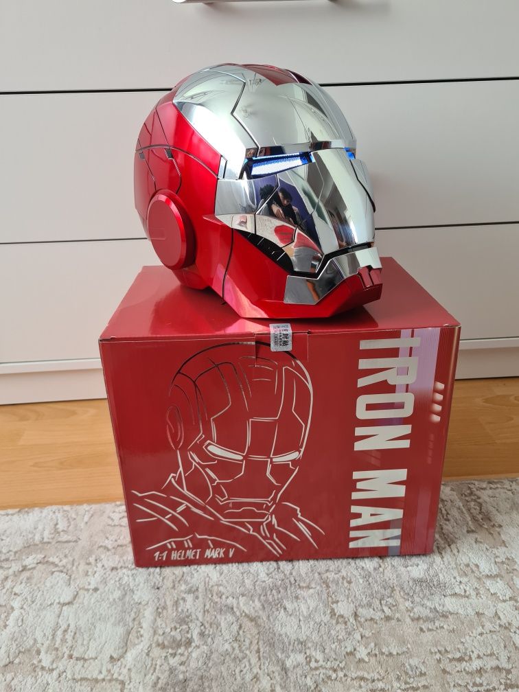 Casca iron man mk.5 1:1 *PREȚ PROMO*