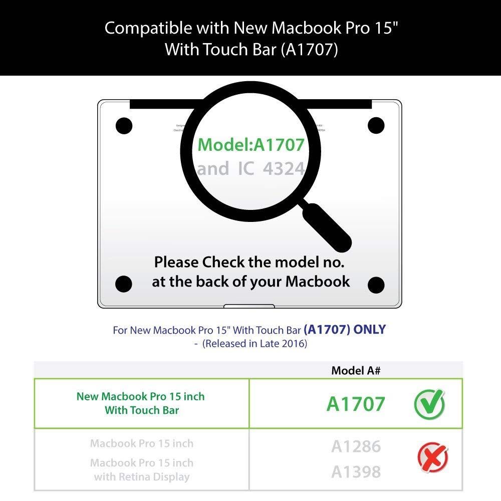 Carcasa geanta MacBook Pro 15" A1990 A1707 verde turcuaz