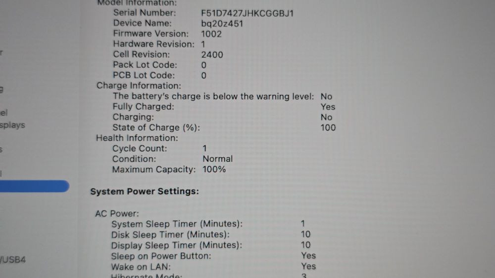 Apple Macbook Pro 13 A2338 M1 16GB RAM 512GB SSD