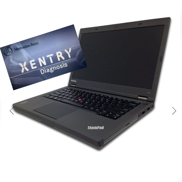 Pachet laptop diagnoza Mercedes XENTRY + interfata passthru