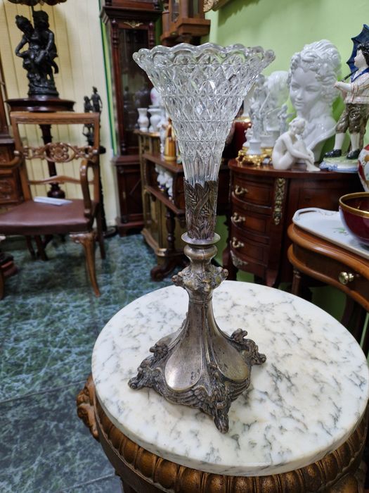 Уникална антикварна френска чаша бокал ваза ART Nouveau