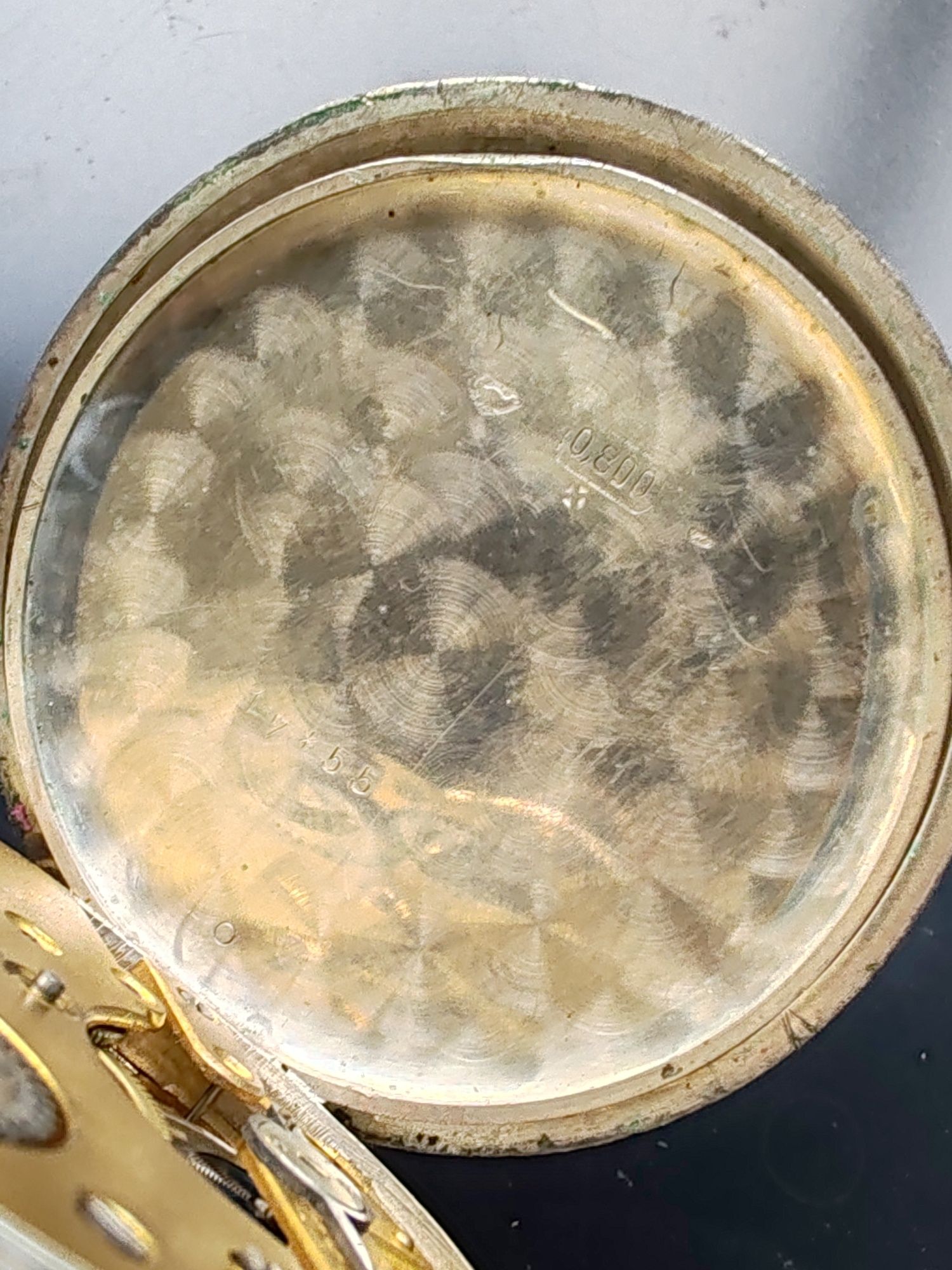 Ceas de buzunar Glashutte - Argint - 51 mm
