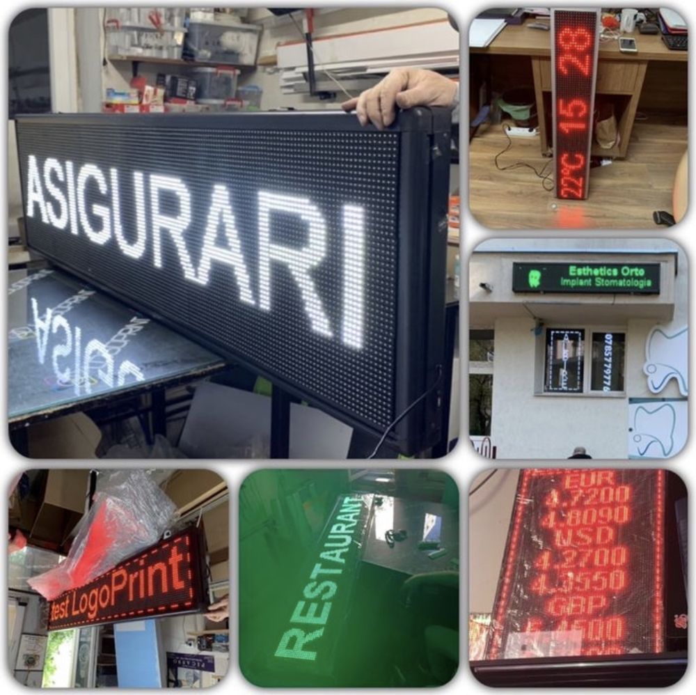 Reclame , afisaje , panouri , firme led luminoase LogoPrint