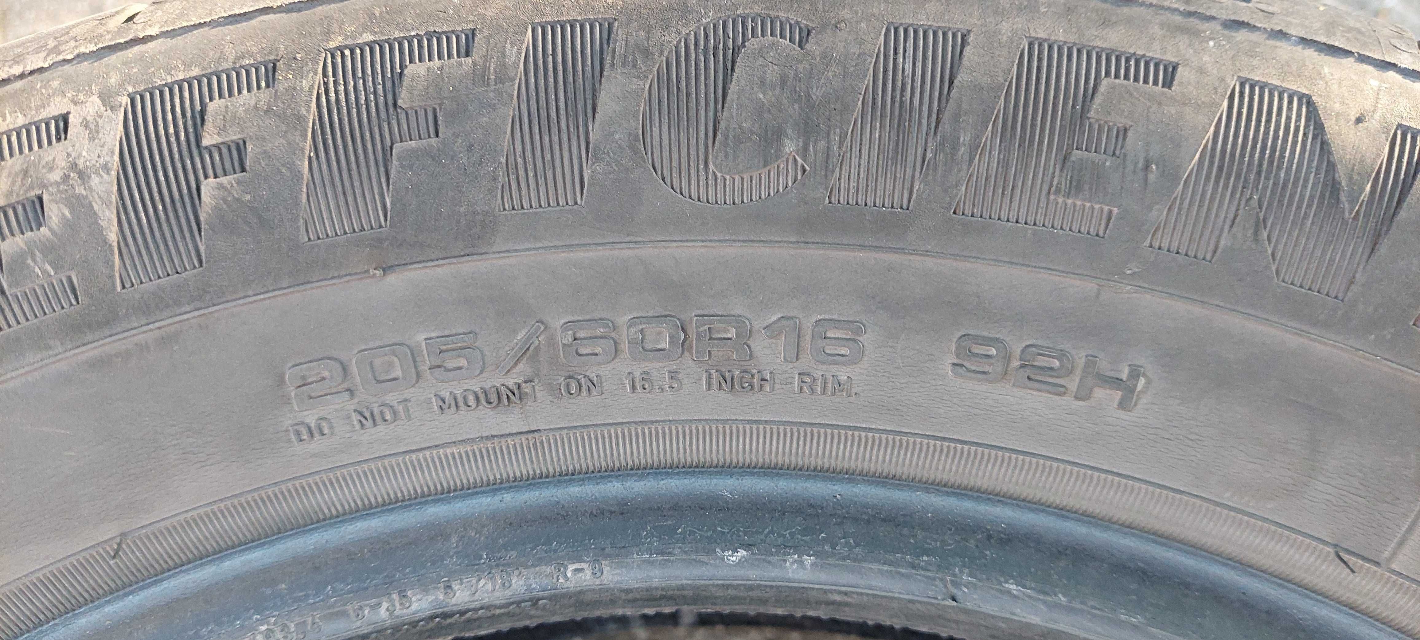 2бр. летни гуми 205/60/16 GOODYEAR EfficientGrip Performance DOT 0518