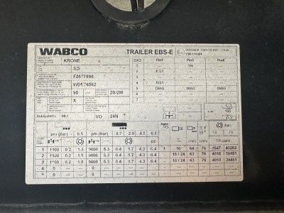 Semiremorca frigorifica KRONE, Agregat Carrier Maxima 1300